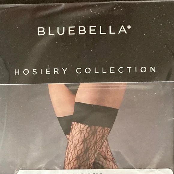 Bluebella Star Fishnet Thigh Highs Hold Ups Stockings NWT - Picture 8 of 11